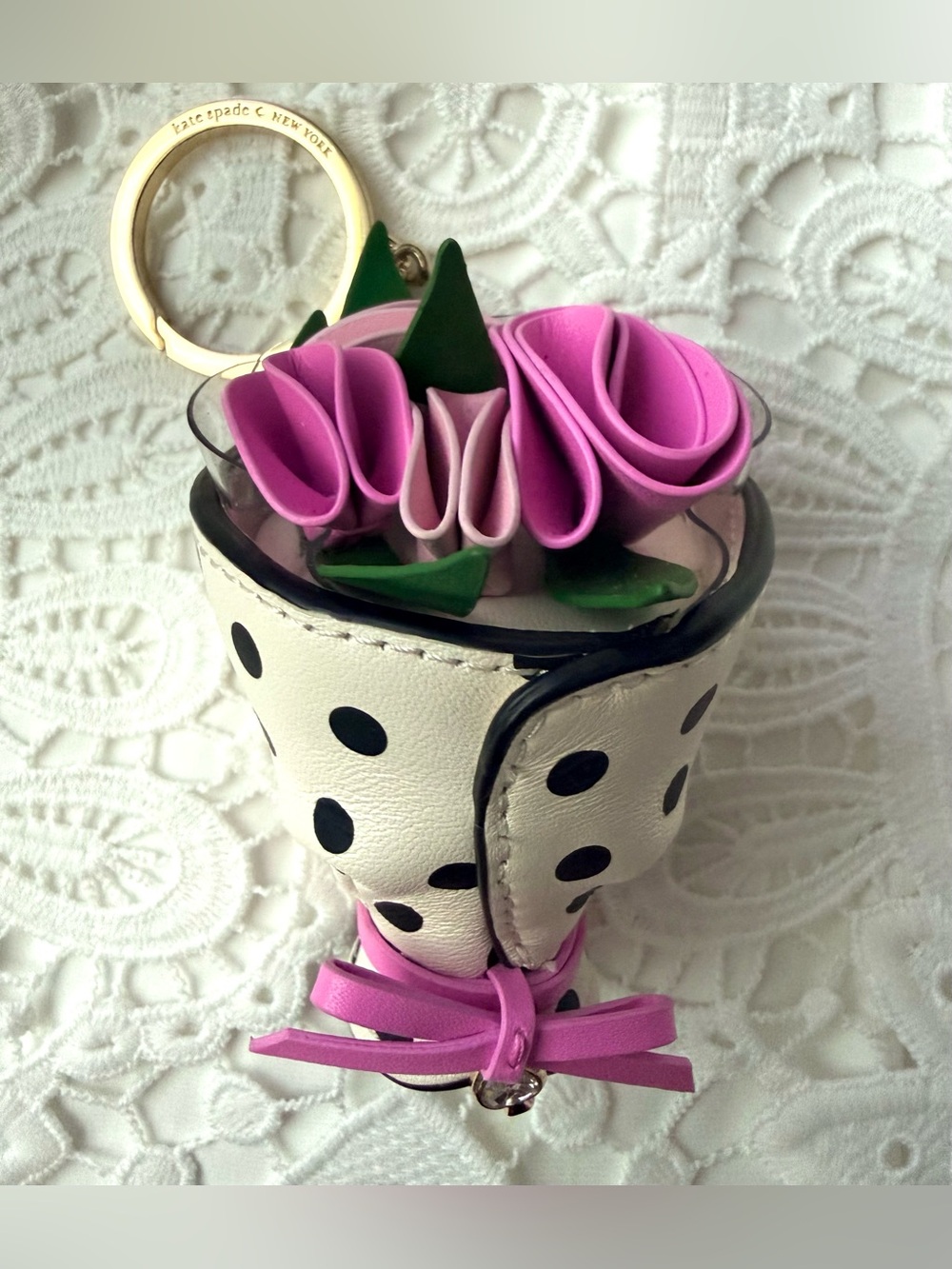 Kate Spade Flora Flower Bouquet Bag Charm